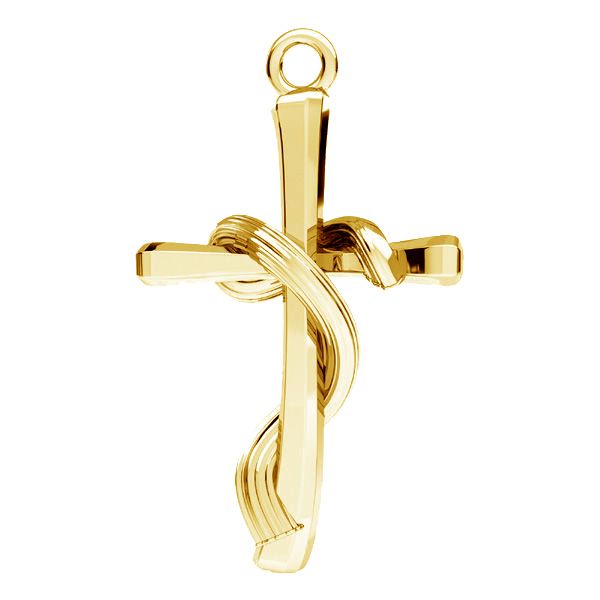 Crucifix pandantiv, argint 925, ODL-01040 16,3x27,8 mm