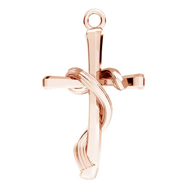 Crucifix pandantiv, argint 925, ODL-01040 16,3x27,8 mm