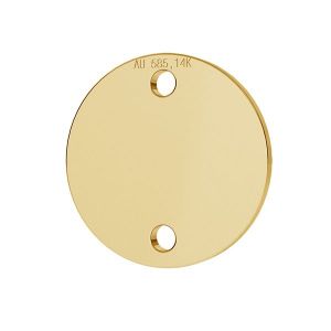 Rotund pandantiv*aur 585*LKZ14K-50211 - 0,30 19x19 mm