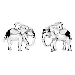 Elefant pandantiv, argint 925, ODL-00124 9,5x10 mm
