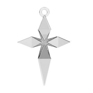 Crucifix pandantiv, argint 925, ODL-01052 19,7x30 mm