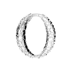Pandantiv oval din piele de sarpe*argint 925*ODL-01059 16x17 mm