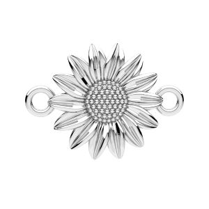 Pandantiv - floarea soarelui*argint 925*ODL-01085 13,8x19,3 mm
