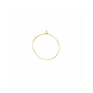 Cercei cerc, 14K aur, SG - BZ 27 0,8x13,5 mm
