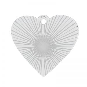 Inima pandantiv ,argint 925, LKM-3251 - 0,50 13x15 mm