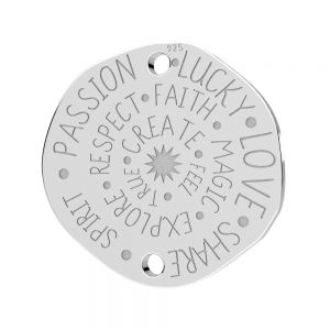 Talisman pandantiv*argint 925*LKM-3281 - 0,50 18x18 mm