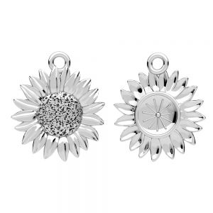 Pandantiv - floarea soarelui*argint 925*ODL-01389 15x17,5 mm
