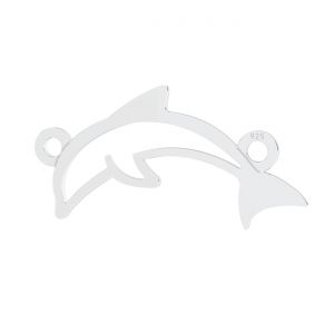 Delfin pandantiv, argint 925*LKM-2193 - 05 11,1x22,1 mm