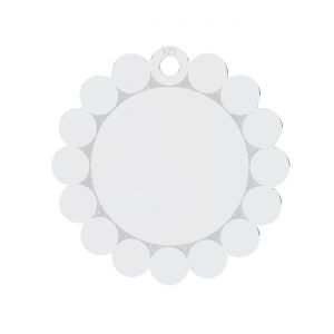 Pandantiv - rotund*argint 925*LKM-2201 - 05 15x15 mm