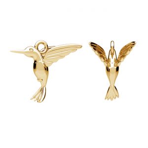 Pandantiv colibri*aur 585*ODLZ-00058 8x13,5 mm