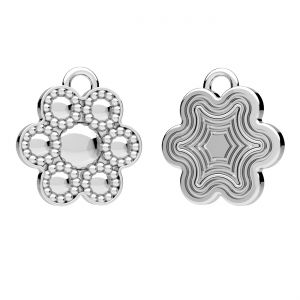 Pandantiv - floarea*argint 925*ODL-01341 12x13,2 mm