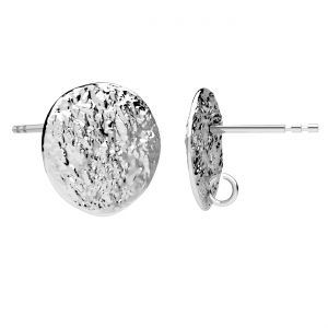 Cercei rotunzi, sterling argint 925, KLS ODL-01492 12,4x12,7 mm
