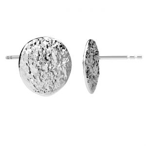 Cercei rotunzi, sterling argint 925, KLS ODL-01493 12,4x12,7 mm