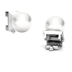 Pandantiv înlocuibil - perla albă*argint AG 925*OWS-00583 5,2x5,2 mm ver.2
