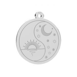 Pandantiv - luna*argint AG 925*LKM-3409 - 0,50 15x17 mm