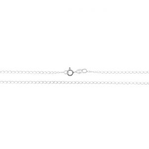 Lant rombo cu lacat*argintiu AG 925*RRD 40 40 cm
