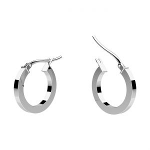 Cercel cerc 1,6 cm cu închizător*argint AG 925*KL-KB OR 2x12 mm