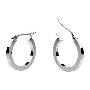 Cercel cerc 1,9 cm cu închizător*argint AG 925*KL-KB OR 2x15 mm