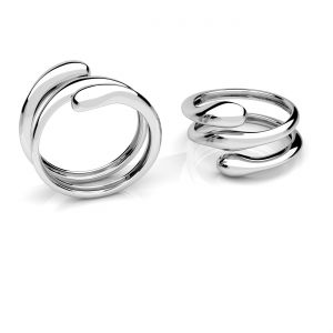 Inel universal - picături*argint AG 925*U-RING OWS-01178 16,5x20,8mm