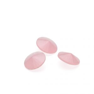 Piatră rotundă, rivoli - Cuart roz 12 MM