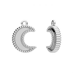 Pandantiv - lună, întărire răsină*argint AG 925*CON-1 ODL-01614 12,4x17 mm
