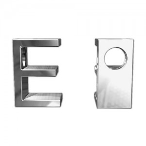 Pendant - letter E*sterling silver AG 925*ALF E