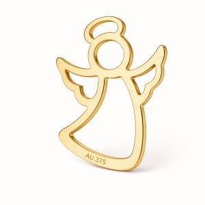 Conector ajurat pandantiv din aur - angel*gold AU 375*LKZ9K-30026 - 0,30 11,5x15,7 mm