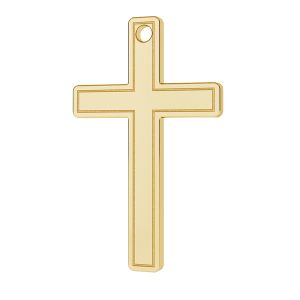 Crucifix pandantiv 14K aur LKZ-00027 - 0,30 mm