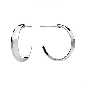 Cercei tip surub - fatetat*argintiu AG 925*KLS ODL-01656 3,5x17,3 mm