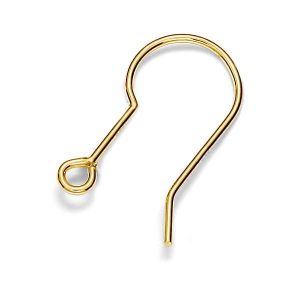 C&acirc;rlig pentru ureche deschisă cu bilă si arc*alamă*BRASS BO 75 0,7x9x17 mm