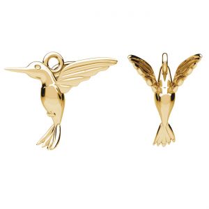 Pandantiv - colibri*alamă*BRASS ODL-00058 14,5x15 mm