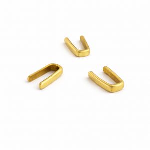 Capăt lant - tip biscuite, pentru lipire*alamă*BRASS FP 1x5,3 mm